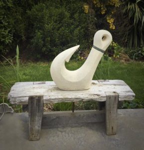 Oamaru Stone carving by Red Door Jewellery, Wanaka NZ